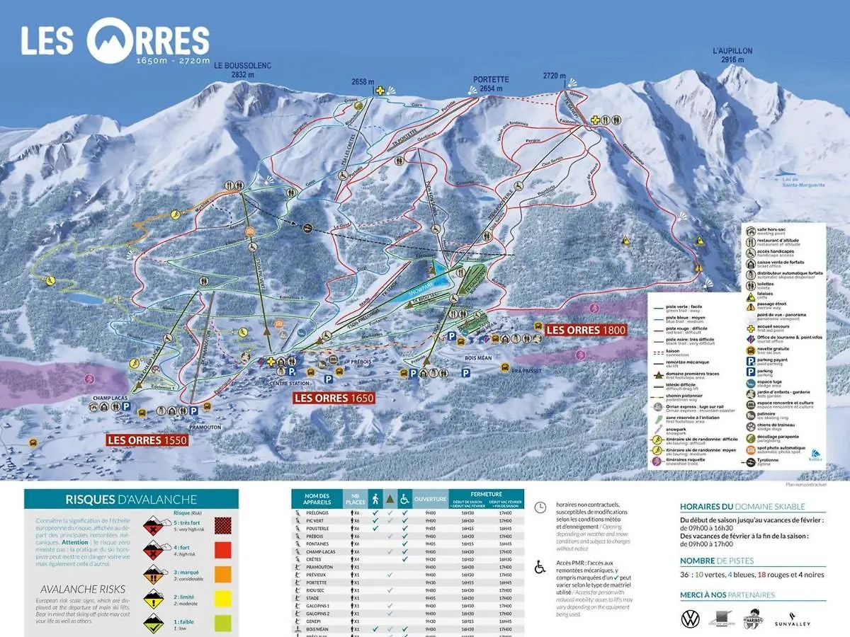 Appartement De Standing Avec Piscine Chauffee, Sauna Et Acces Skis Aux Pieds - Fr-1-322-184 Лез-Ор 0*,  Франция